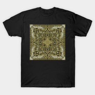 gold pattern T-Shirt